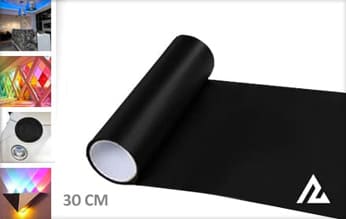 Mat zwart achterlicht folie